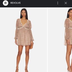 Free People Pennie Mini Dress in Ivory